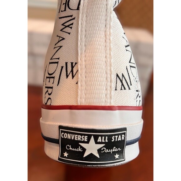 Converse Chuck 70 Hi Grid JW Anderson White Black Insign Mens 9 Sneakers 160808C main image 7